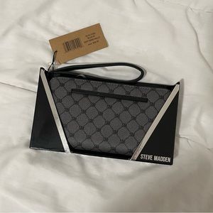 NWT Steve Madden Black Wallet
